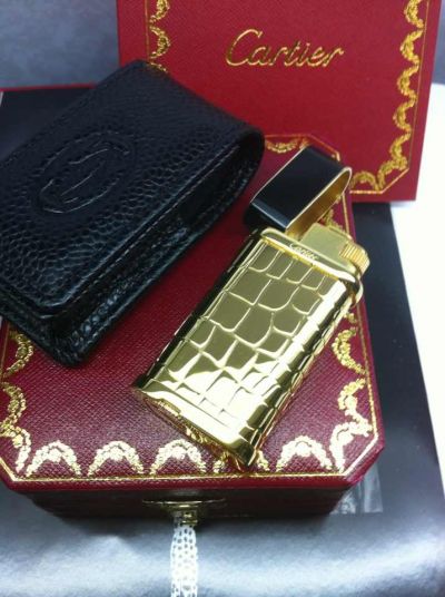 Cartier Lighter AAA Quality Gold / Super Quality Copy Cartier Lighter